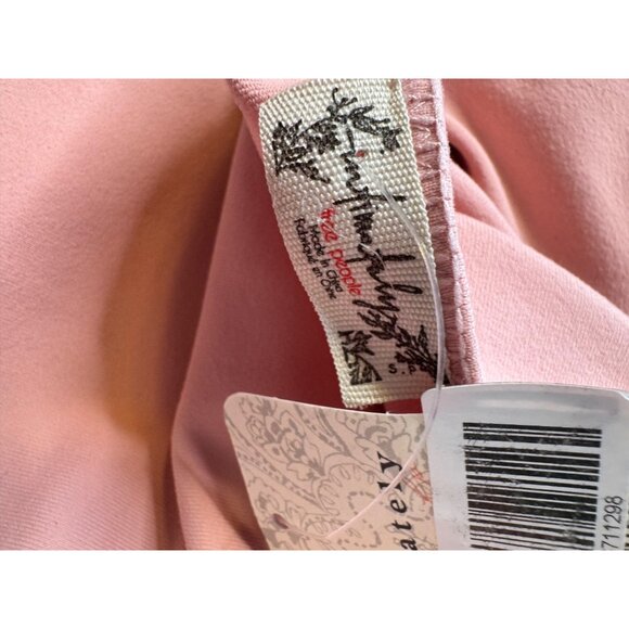 Free People Va Va Voop Size Small Intimately Bodysuit NWT Puff Sleeve Heart Haze - Picture 5 of 16